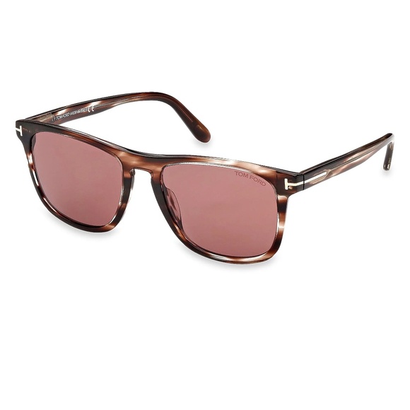 NWT TOM FORD 54mm Square Sunglasses Gerard 02 In Designer Velvet Brown Case main image 15